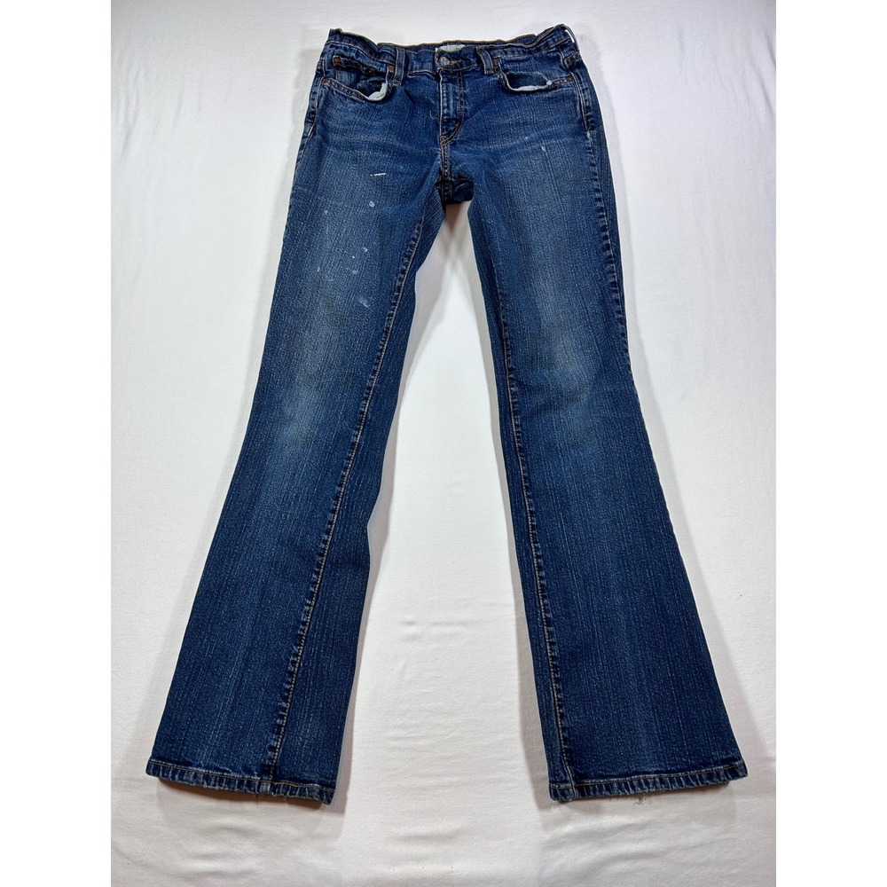 Levis 515 Bootcut Jeans Womens 8L Medium Wash Denim Blue Stretch Pants